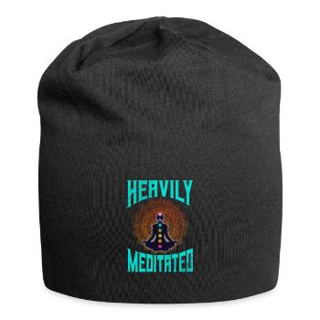 Méditation - Bonnet en jersey - noir - Devant