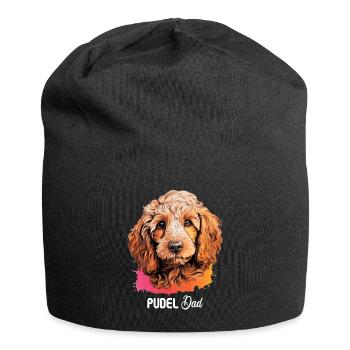 Poodle - Jersey Beanie - black - Front