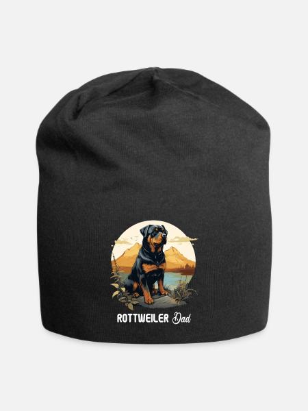 Rottweiler - Bonnet en jersey - noir