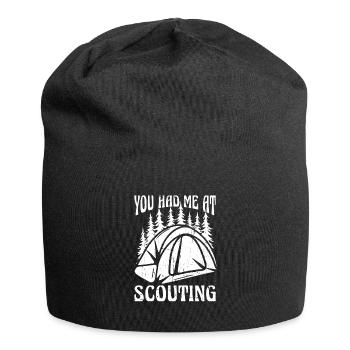 Pfadfinder - Jersey-Beanie - Schwarz - Vorne