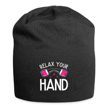 Nail Technician Nail Salon Nail Tech - Jersey Beanie - black - Front