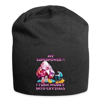 Aventure de cristal pour les explorateurs et les - Bonnet en jersey - noir - Devant