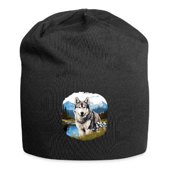 Husky - Jersey Beanie - black - Front