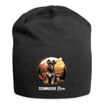 Schnauzer - Jersey Beanie - black - Front