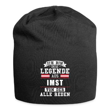 Stadt Imst Österreich Legende Spruch - Jersey-Beanie - Schwarz - Vorne