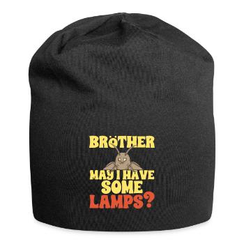 Motten Insektensammler Entomologe - Jersey-Beanie - Schwarz - Vorne
