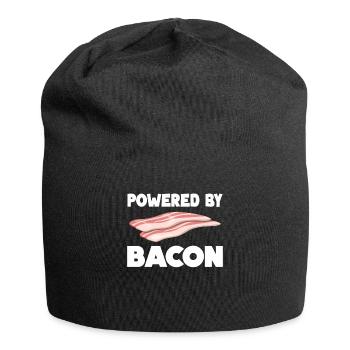 Bacon Food Pork Bacon - Jersey Beanie - black - Front