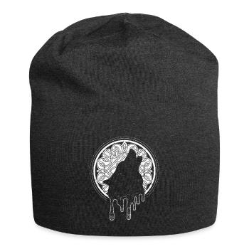 Wolf Wölfe Winkinger Mittelalter Mythologie Odin - Jersey-Beanie - Anthrazit - Vorne
