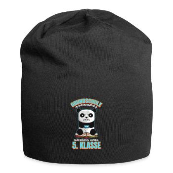 Grundschule Abschluss Schule Grundschulabschluss - Jersey-Beanie - Schwarz - Vorne