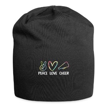 Cheerleadermädchen Cheerleading Jubel Jugend - Jersey-Beanie - Schwarz - Vorne