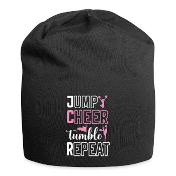 Cheerleadermädchen Cheerleading Jubel Jugend - Jersey-Beanie - Schwarz - Vorne