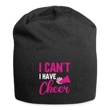 Cheerleadermädchen Cheerleading Jubel Jugend - Jersey-Beanie - Schwarz - Vorne