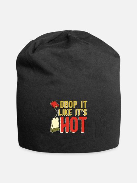 Tisane Drop It Like It’s Hot Teacup Herboristerie - Bonnet en jersey - noir