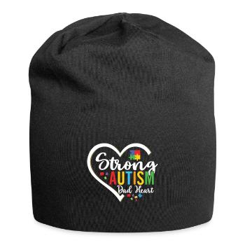 Soutien à la sensibilisation à l’autisme - Bonnet en jersey - noir - Devant