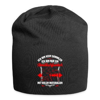 Amateurfunker ist kein Sammler Hobbyfunker - Jersey-Beanie - Schwarz - Vorne