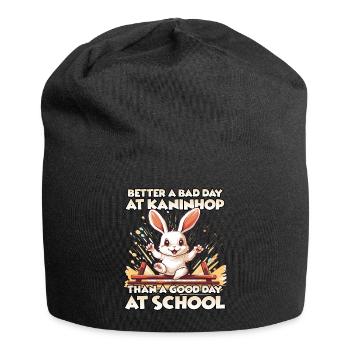 HappyHop training and joy for kaninhop fans - Jersey Beanie - black - Front