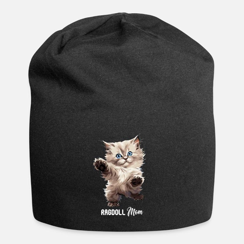 Ragdoll - Jersey-Beanie - Schwarz