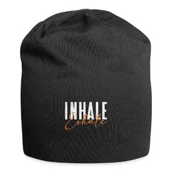 Méditation - Bonnet en jersey - noir - Devant