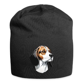 Beagle Streetwear Style Dog Lover Design - Bonnet en jersey - noir - Devant