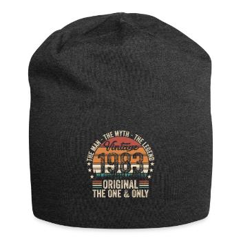 1983 - Humorous 40th birthday - Jersey Beanie - charcoal grey - Front