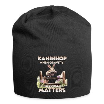 JumpJoy Kaninhop training for your rabbit - Jersey Beanie - black - Front