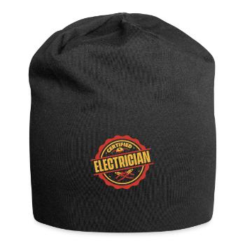 Électricien certifié Elektroniker Elektriker - Bonnet en jersey - noir - Devant