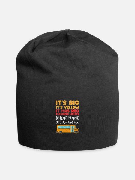 Busfahrer - Jersey-Beanie - Schwarz