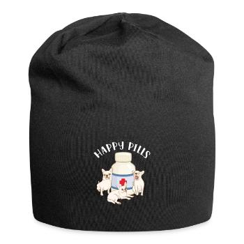 Chihuahua Dog Dog School Dog Owner Gift - Jersey Beanie - black - Front