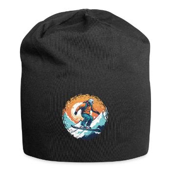 Snowboard ou ski puis après-ski - Bonnet en jersey - noir - Devant