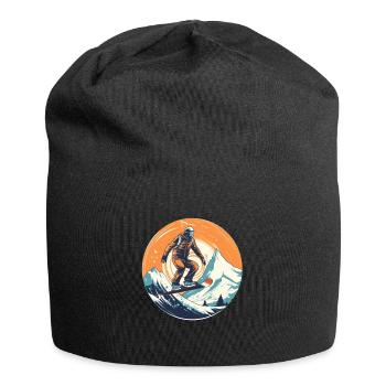 Snowboard ou ski puis après-ski - Bonnet en jersey - noir - Devant