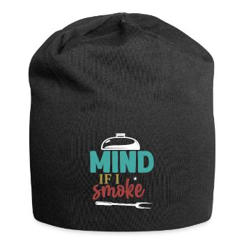 Mind If I Smoke Ribs Grill BBQ Short Ribs Rack - Jersey-Beanie - Schwarz - Vorne