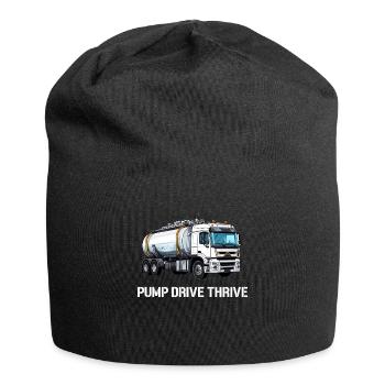 Klärgrubenpumpe Servicer Kanalisationssystem Installateur - Jersey-Beanie - Schwarz - Vorne