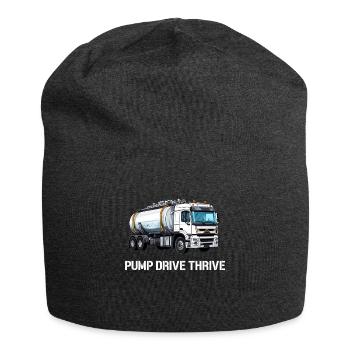 Klärgrubenpumpe Servicer Kanalisationssystem Installateur - Jersey-Beanie - Anthrazit - Vorne