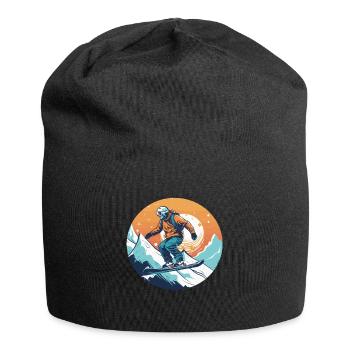 Snowboard ou ski puis après-ski - Bonnet en jersey - noir - Devant