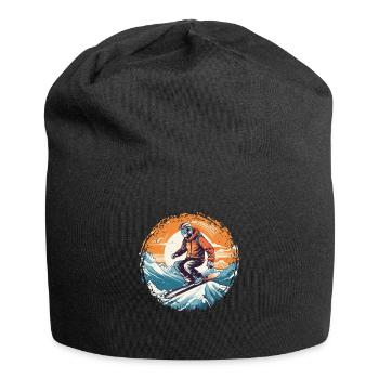 Snowboard ou ski puis après-ski - Bonnet en jersey - noir - Devant