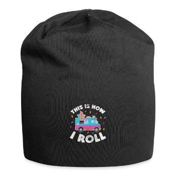 Eiscreme - Jersey-Beanie - Schwarz - Vorne
