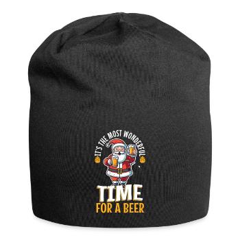 It's the most Wonderful time for a Beer - Jersey Beanie - black - Front