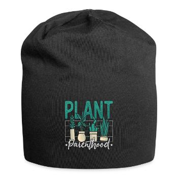 Houseplants Plant Parenthood Botanical Gardening - Jersey Beanie - black - Front