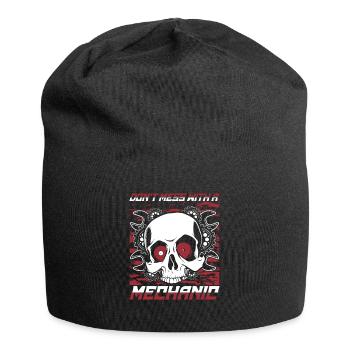Ne plaisantez pas avec un mécanicien mécatronicien Automobile - Bonnet en jersey - noir - Devant