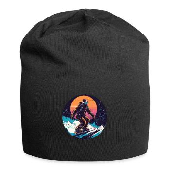 Snowboard ou ski puis après-ski - Bonnet en jersey - noir - Devant