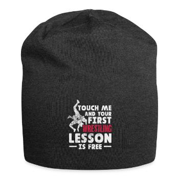 Wrestling - Jersey Beanie - charcoal grey - Front