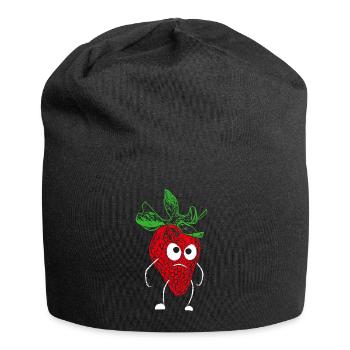 Strawberry Fruits Costume Replacement Carnival Carnival - Jersey Beanie - black - Front