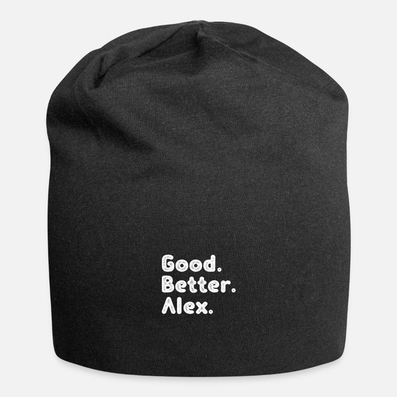 Good better Alex - Jersey-Beanie - Schwarz