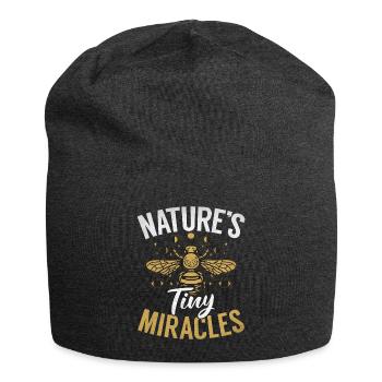 Bee Gifts - Jersey-Beanie - Anthrazit - Vorne