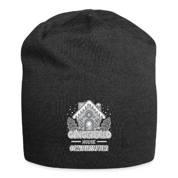 Gingerbread House Constructor Manufacturer Gift - Jersey Beanie - charcoal grey - Front