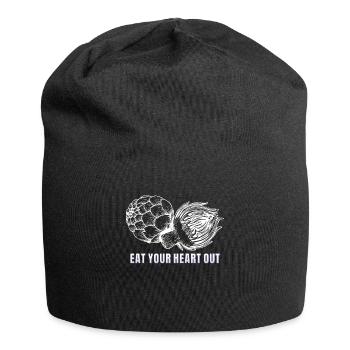 Eat Your Heart Out Artischocken - Jersey-Beanie - Schwarz - Vorne