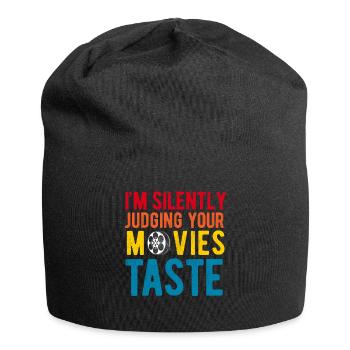 Critique de cinéma Cinéphile Cinéphile Amant Drôle Critique - Bonnet en jersey - noir - Devant