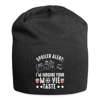 Critique de cinéma Cinéphile Cinéphile Amant Drôle Critique - Bonnet en jersey - noir - Devant