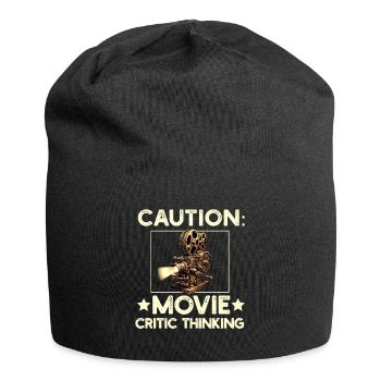 Critique de cinéma Cinéphile Cinéphile Amant Drôle Critique - Bonnet en jersey - noir - Devant