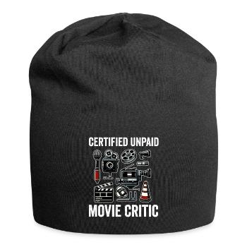 Critique de cinéma Cinéphile Cinéphile Amant Drôle Critique - Bonnet en jersey - noir - Devant